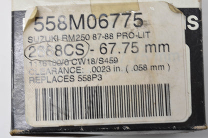 Wiseco 558M06775, 2668CS 67.75mm Suzuki Piston Kit NOS