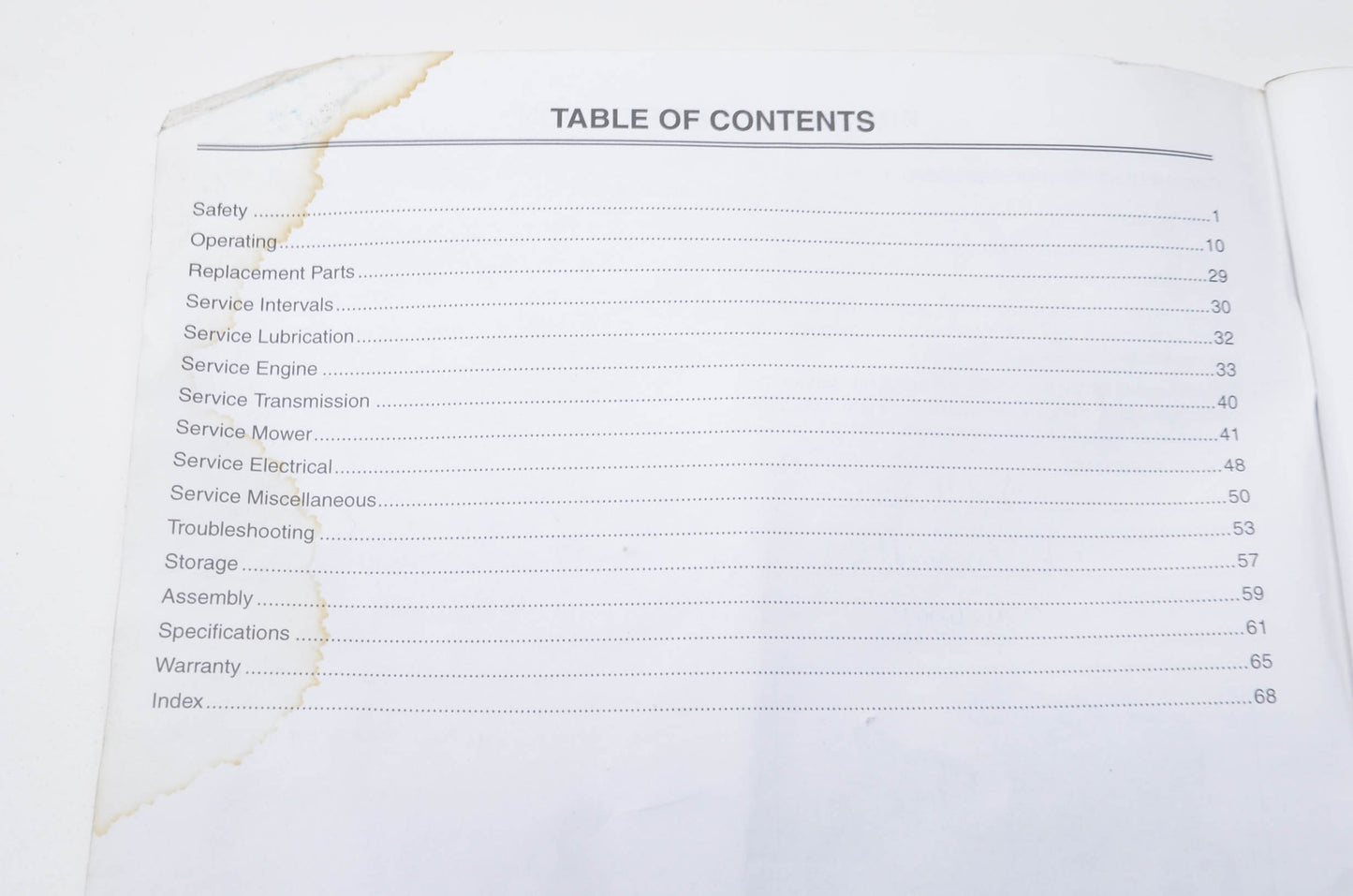 OEM John Deere L100, L110, L118, L120, L130 Operator's Manual