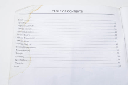 OEM John Deere L100, L110, L118, L120, L130 Operator's Manual