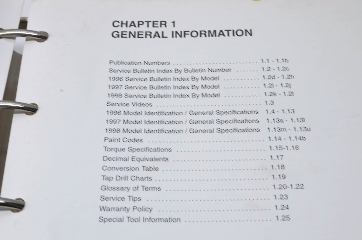 OEM Polaris 1996-1998 Snowmobile Service Manual Volume III