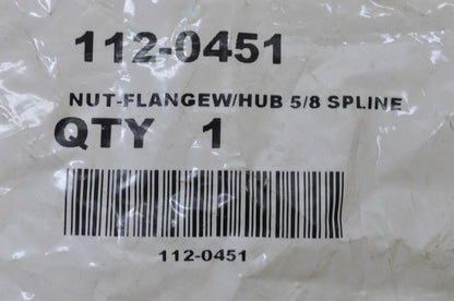 Toro 112-0451 Flange Nut NOS