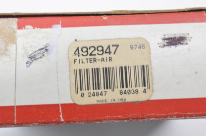 OEM Briggs & Stratton 492947 Filter Qty 3 NOS