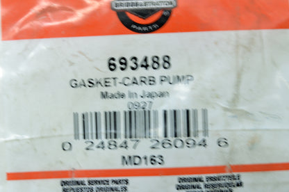 OEM Briggs & Stratton 693488 Carburetor Pump Gasket