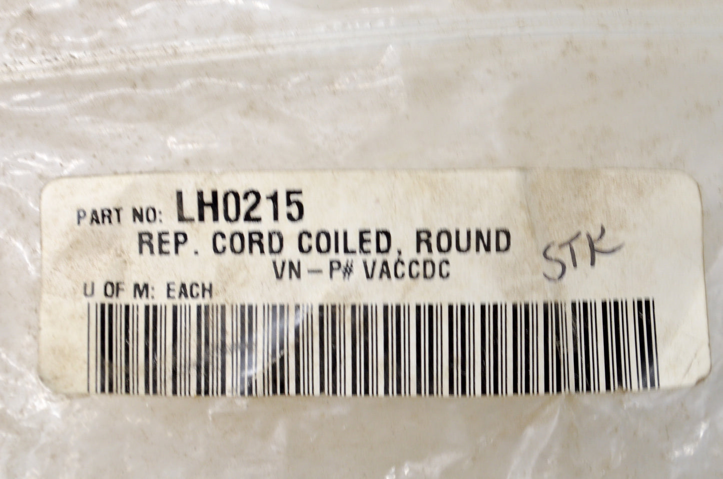 Aftermarket LH0215 Round Coiled Cord NOS