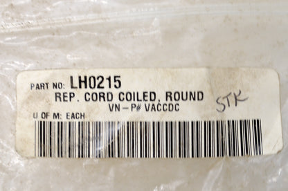 Aftermarket LH0215 Round Coiled Cord NOS