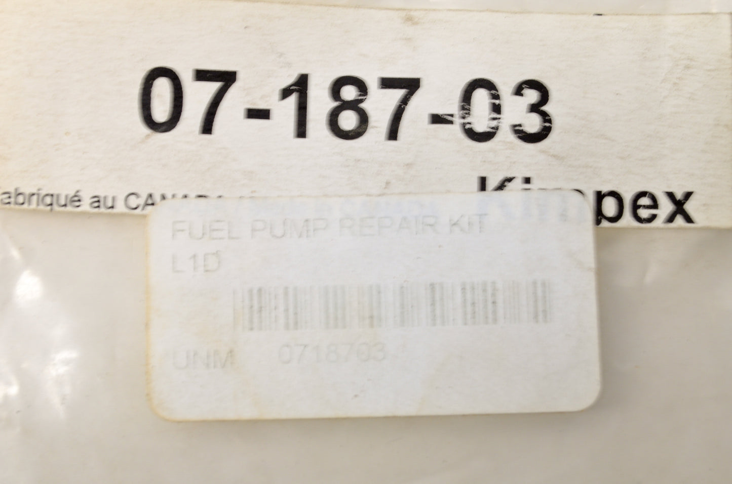 Kimpex 07-187-03 Fuel Pump Repair Kit NOS