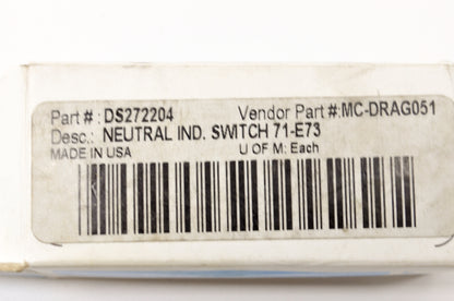 Drag Specialties DS272204 Neutral Switch NOS