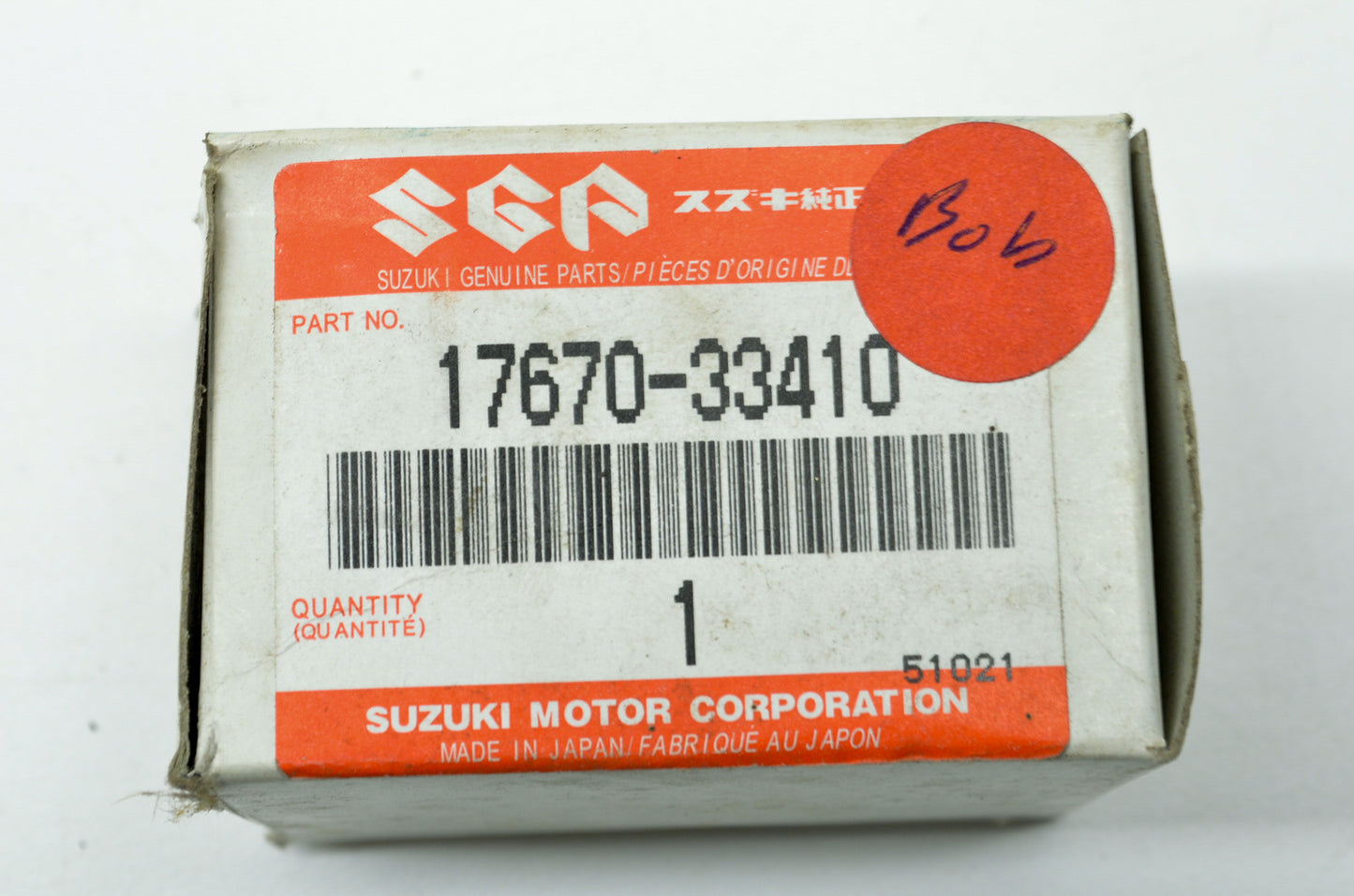 OEM Suzuki 17670-33410 Water Thermostat NOS