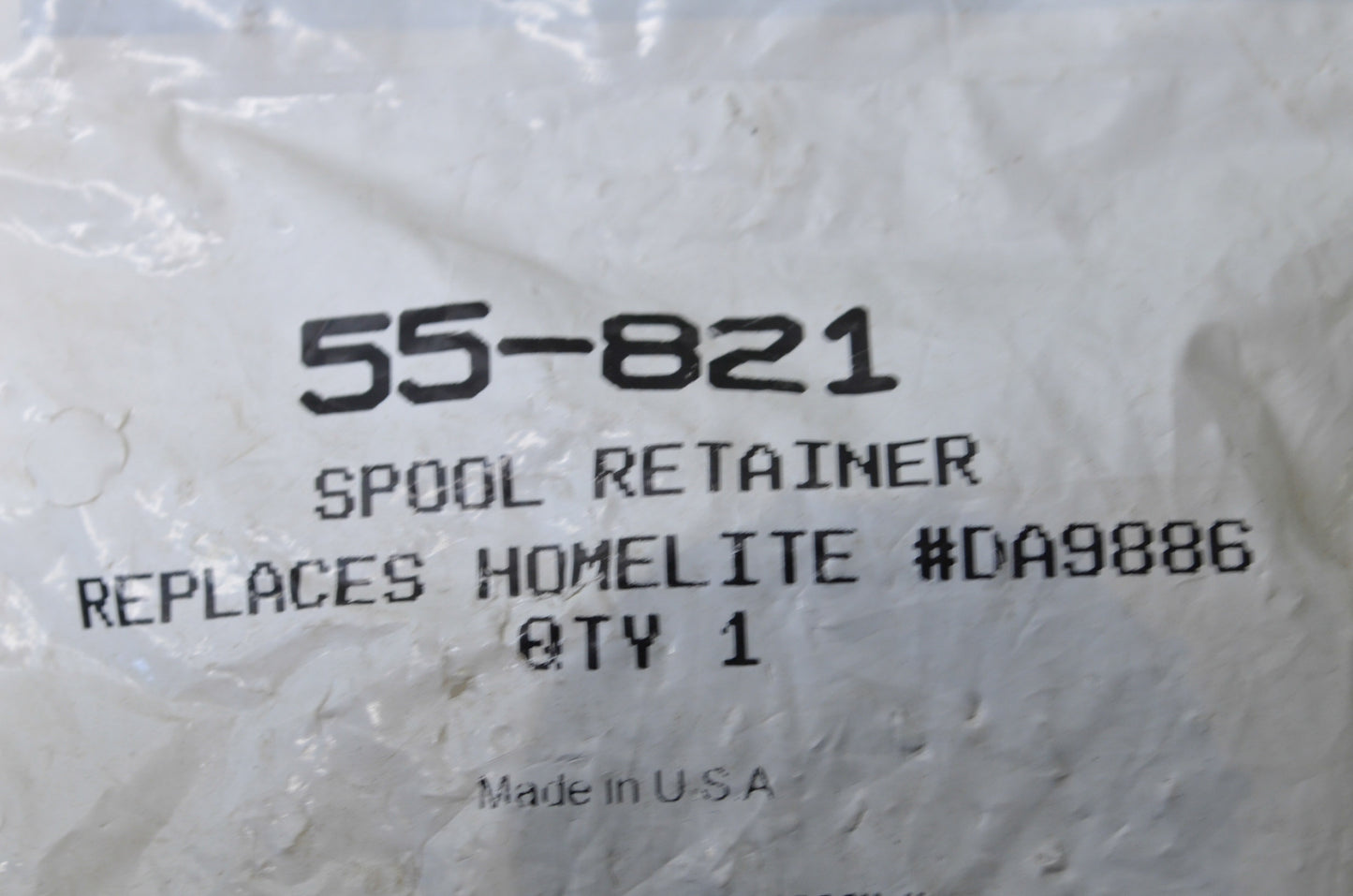 New Oregon 55-821, DA9886 Spool Retainer NOS