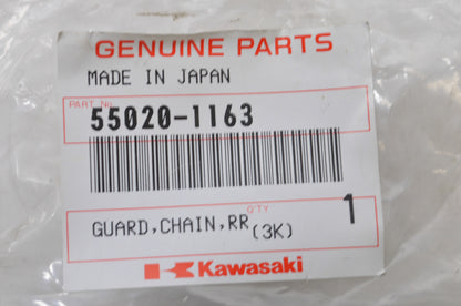 OEM Kawasaki 55020-1163 Rear Chain Guard NOS