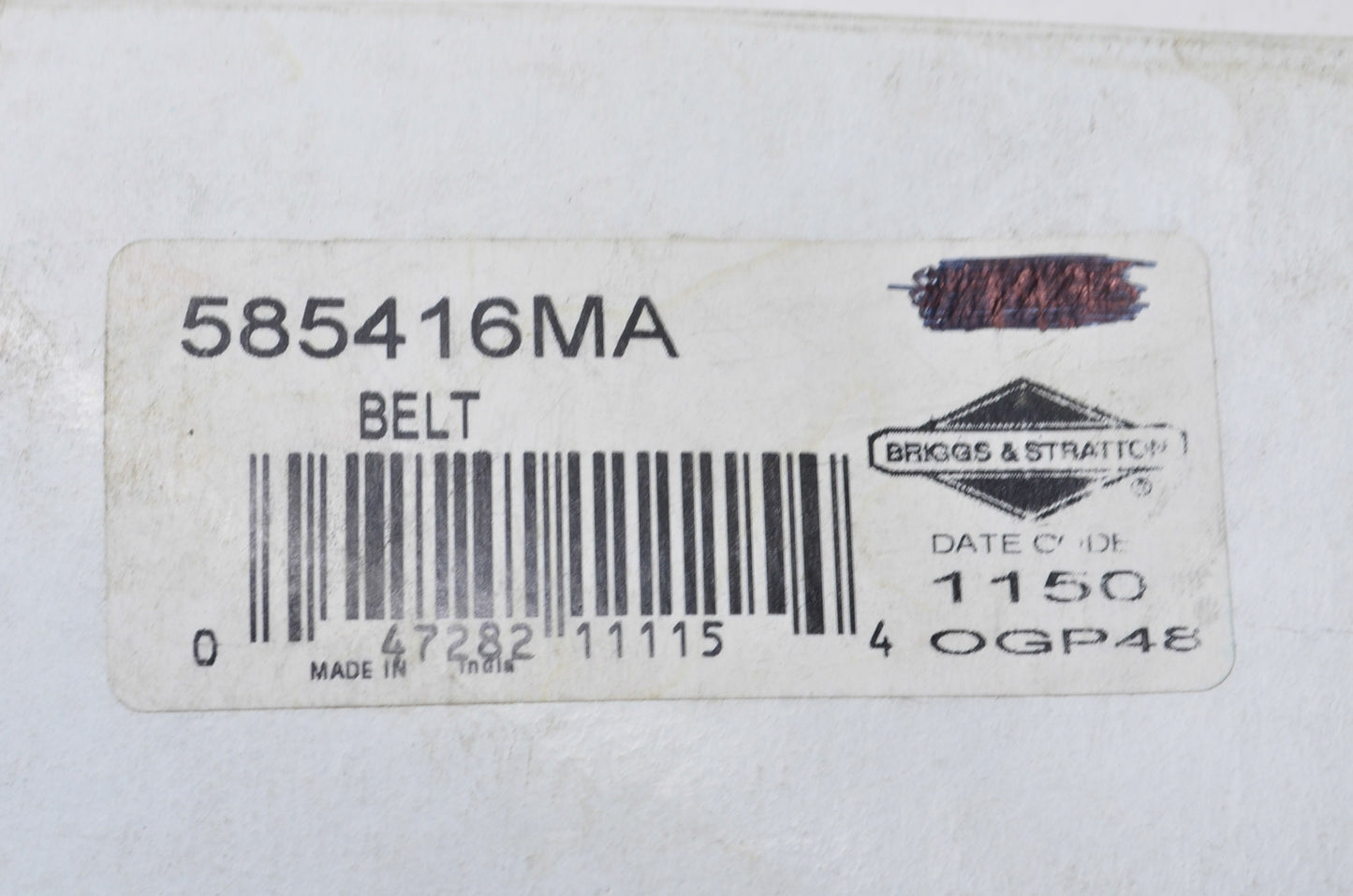 OEM Briggs & Stratton 585416MA Belt NOS