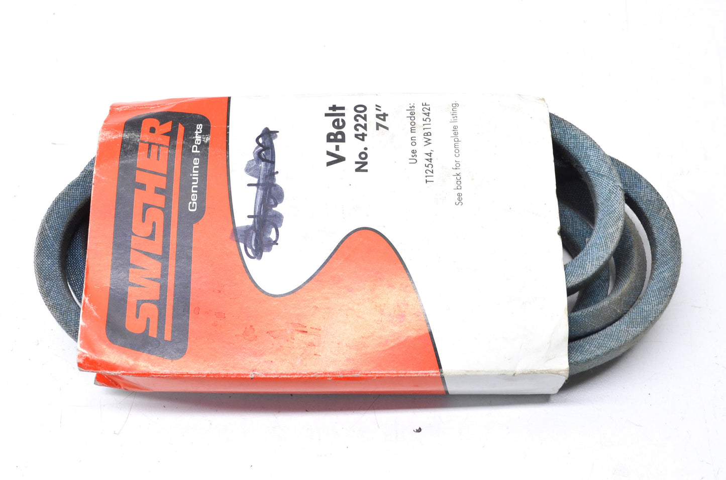 New Swisher 74' Blue V-Belt NOS