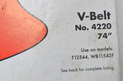 New Swisher 74' Blue V-Belt NOS