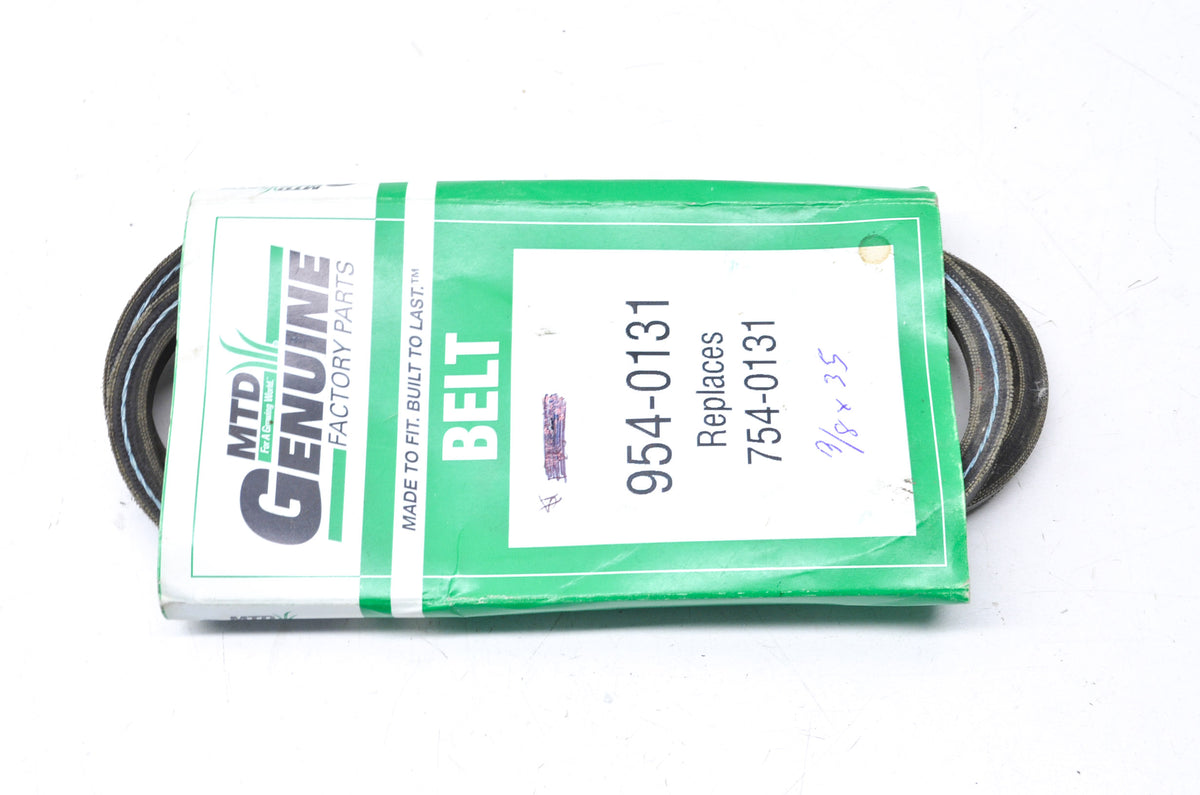 MTD 954-0131, 754-0131 Belt 3/8'X35' NOS