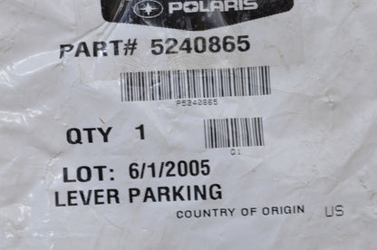 New OEM Polaris 5240865 Parking Lever NOS