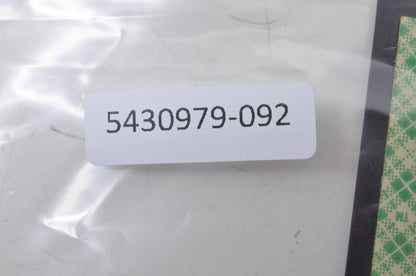 New OEM Polaris Black/Silver Bumper Emblem NOS