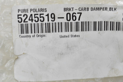 OEM Polaris 5245519-067 Black Carburetor Damper Bracket NOS