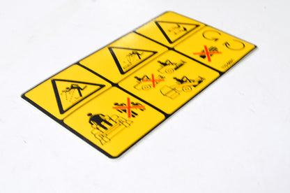 New OEM Toro Danger Decal NOS