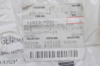 OEM Kawasaki 11013-7031 Filter NOS