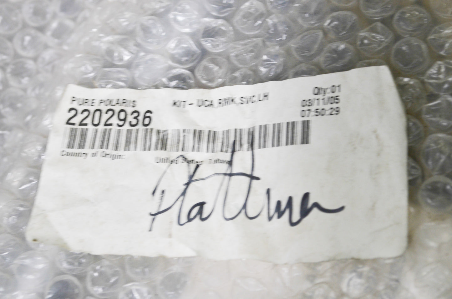 New OEM Polaris 2202936 OEM Polaris 2202936 Upper Left Control A Arm NOS NOS