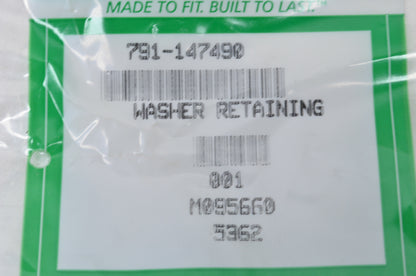 New OEM MTD Lower Retaining Washer NOS