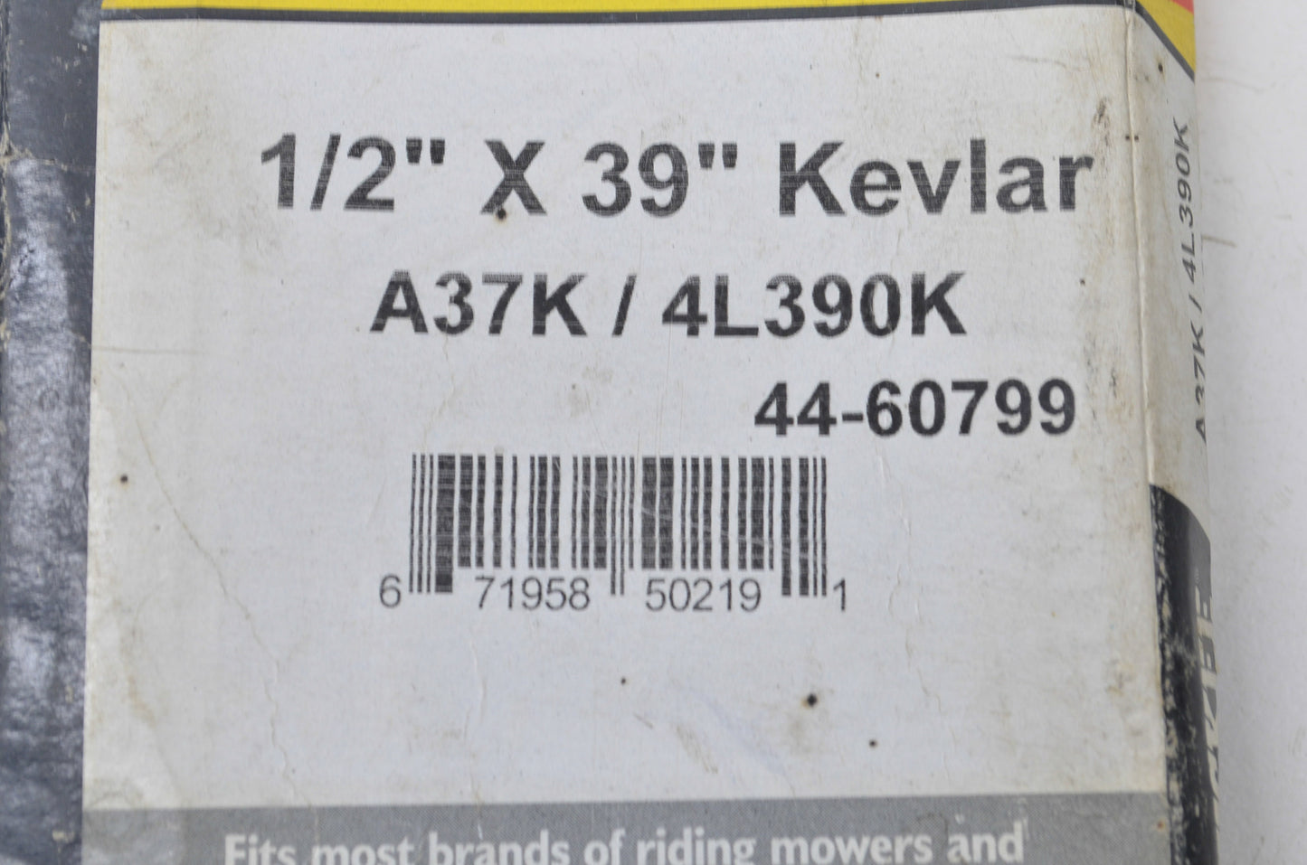 New Huskee 1/2'X39' V Belt NOS