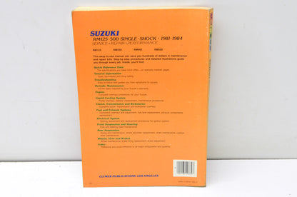 Clymer M379 81-84 Service Repair Perf. Manual NOS