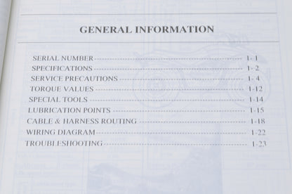 Kymco MX'er 150/125 Service Manual
