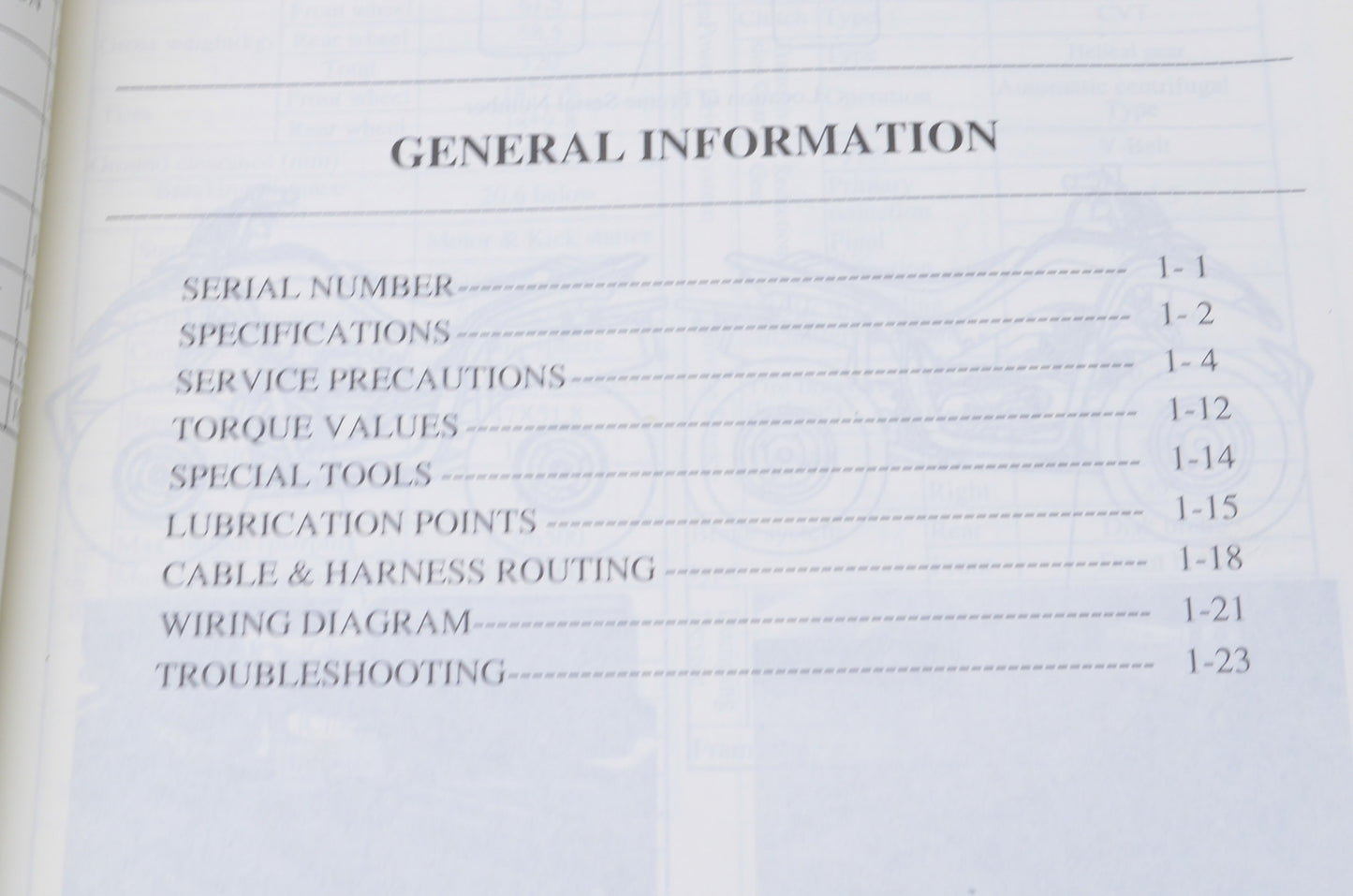 KYMCO 4121-LBD3/4-S00 Mongoose 90/50 Service Manual