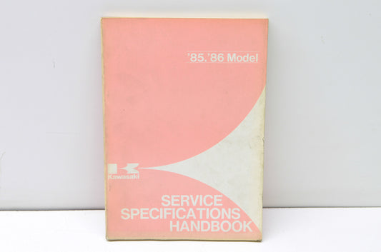 OEM Kawasaki 99926-1010-01 Service Hand Book 85-86