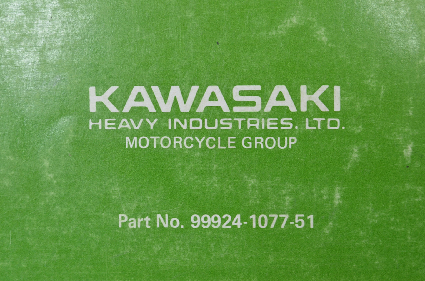 OEM Kawasaki 99924-1077-51 Service Manual Supplement ZL900/1000