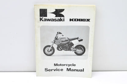 OEM Kawasaki KD80X Motorcycle Service Manual