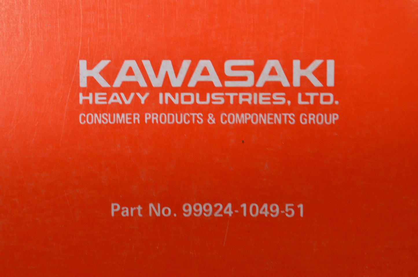 OEM Kawasaki 99924-1049-51 Service Manual Supplement ZX750E