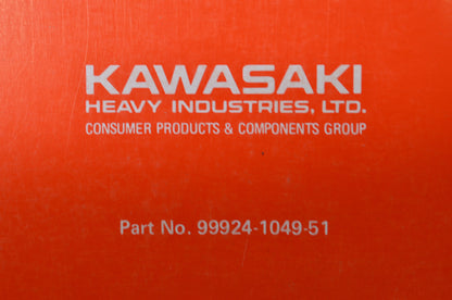 OEM Kawasaki 99924-1049-51 Service Manual Supplement ZX750E
