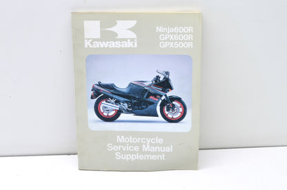 OEM Kawasaki 99924-1081-52 Service Manual Supplement ZX600C