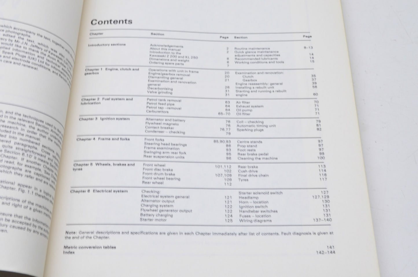 Haynes Kawasaki Z200 & KL250 Singles 198cc/246cc 1977 On Owners Workshop Manual