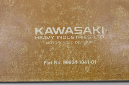 OEM Kawasaki 99924-1041-01 Service Manual KZ550F