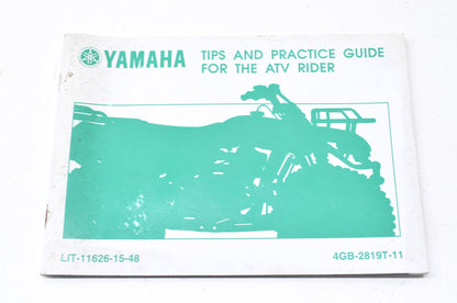 OEM Yamaha LIT-11626-15-48 Tips & Practice Guide Manual