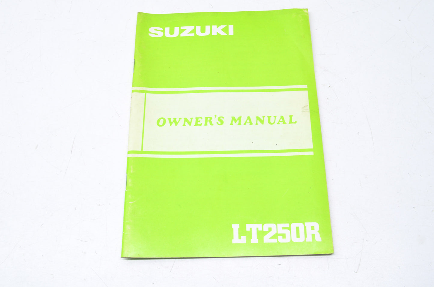 OEM Suzuki 99011-19A20-03A 1985 LT250R Owner's Manual