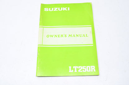 OEM Suzuki 99011-19A20-03A 1985 LT250R Owner's Manual