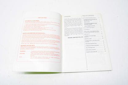 OEM Suzuki 99011-19A20-03A 1985 LT250R Owner's Manual