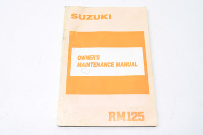 OEM Suzuki S99011-27C50-03A 1989 RM125 Owner's Maintenance Manual