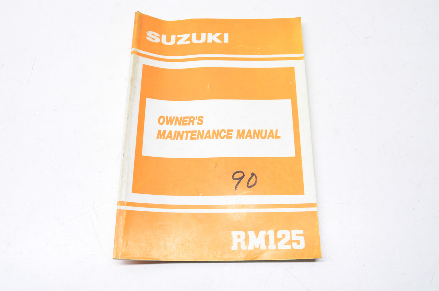 OEM Suzuki 99011-27C51-03A 1990 RM125 Owner's Maintenance Manual