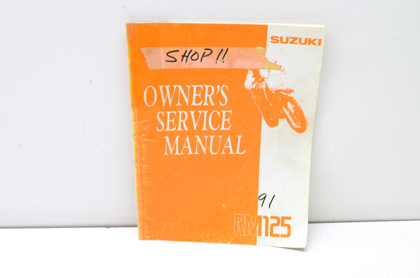 OEM Suzuki 1991 RM125 Owner's Service Manual