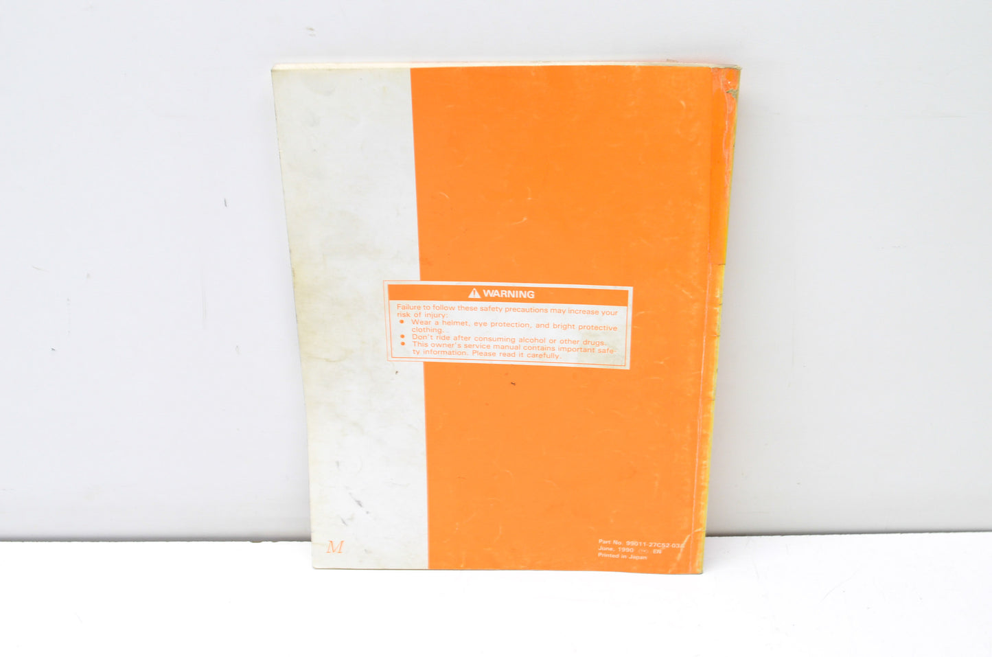 OEM Suzuki 1991 RM125 Owner's Service Manual