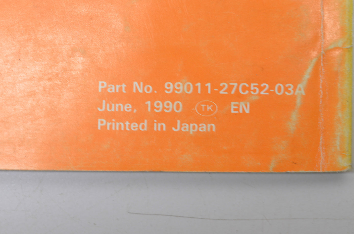 OEM Suzuki 1991 RM125 Owner's Service Manual
