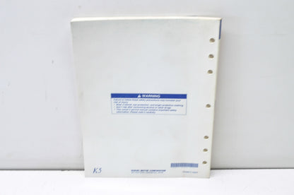 OEM Suzuki 99011-02B80-03A Owner's & Service Manual RM85/L