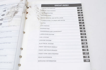 OEM Suzuki 99011-35G51-03A Owner's & Service Manual RM-Z450K6
