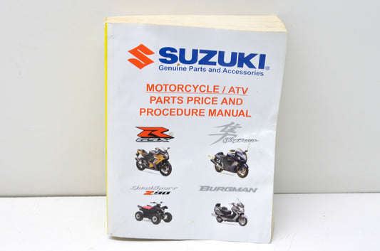OEM Suzuki 99924-09201 2009 Motorcycle/ATV Parts & Procedure Manual