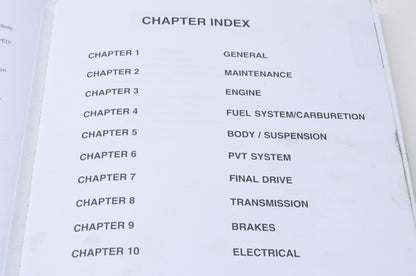OEM Polaris 9916281 Service Manual 99-00 TRAIL BLAZER